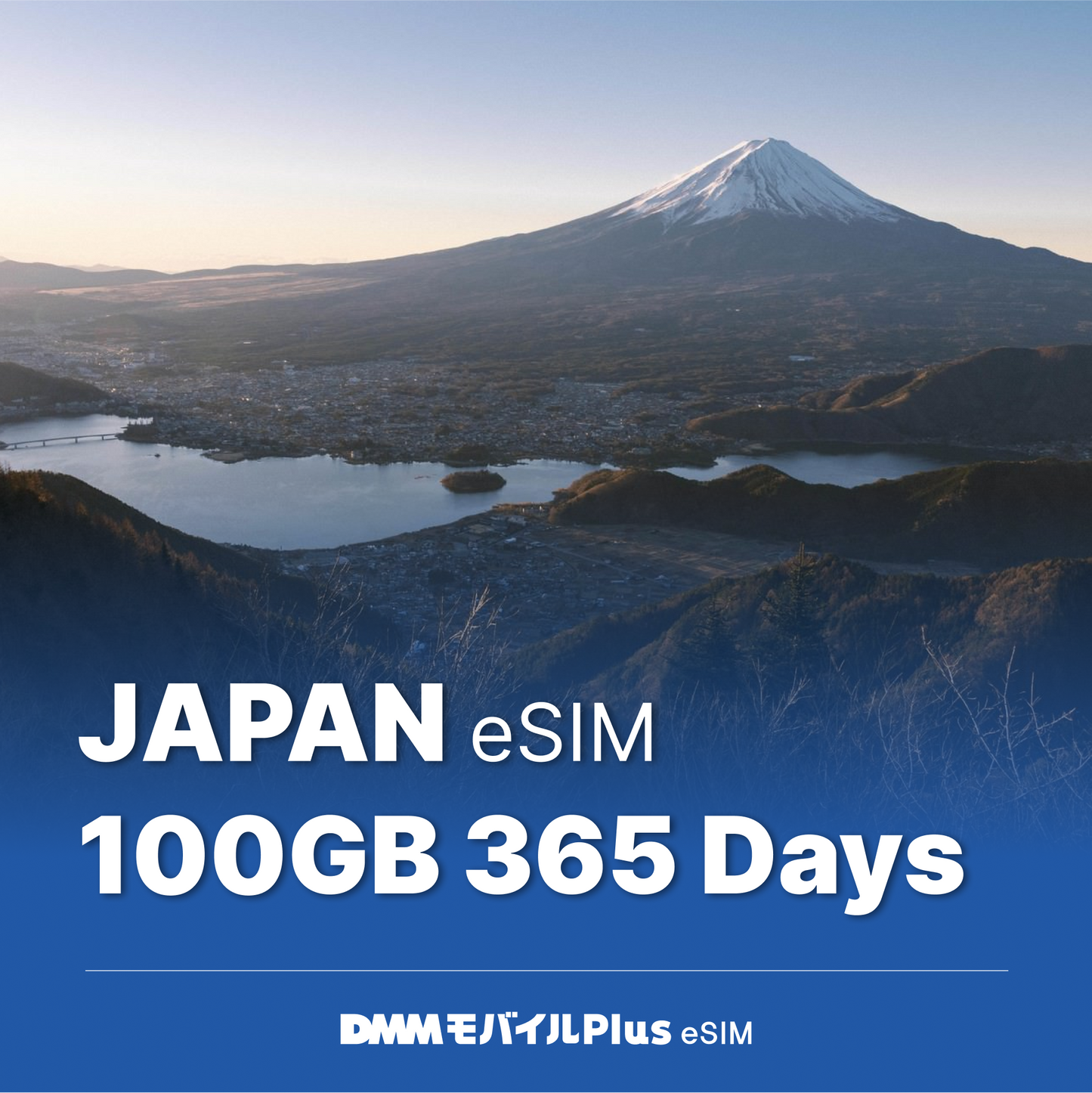 日本eSIM 365日間 100GB