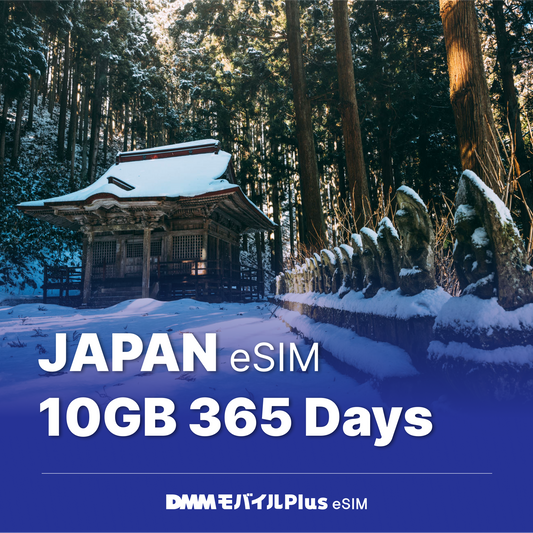 日本eSIM 365日間 10GB